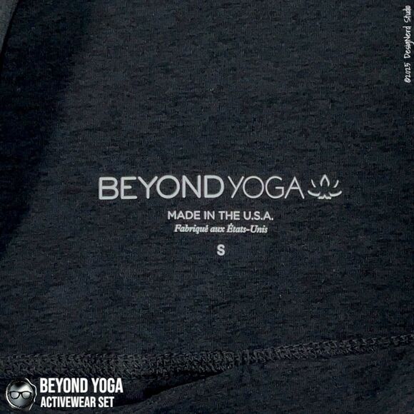 BEYOND YOGA SPACEDYE SET: BALANCED MUSCLE TEE + FULL LENGTH LEGGINGS SIZE SMALL - Picture 14 of 16